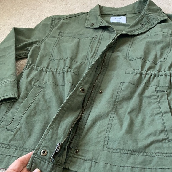 Olive army jacket - Picture 2 of 6